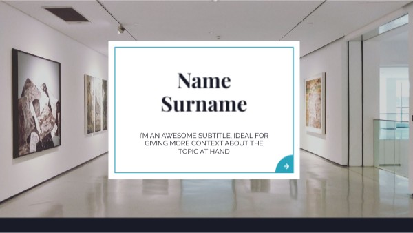 Gallery CV | Genially