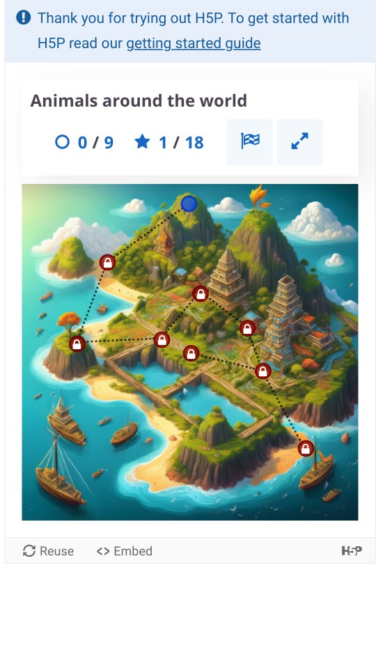 test game map | Genially