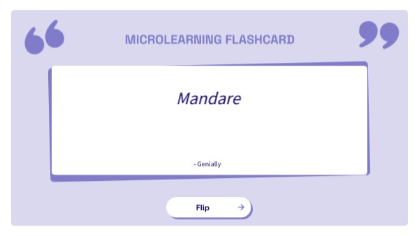 MICROLEARNING FLASHCARD | Genially