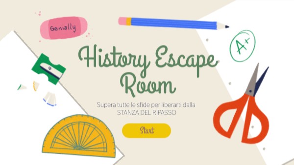History Escape Room | Genially