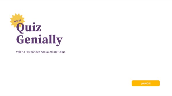 Quiz Genially Genially