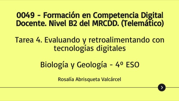 Tarea Bloque 4 - B2 - Rosalía Abrisqueta | Genially