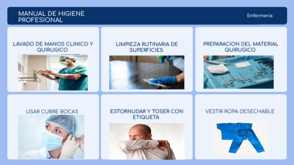 Manual de higiene profesional | Genially