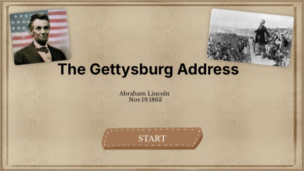 The Gettysburg Address | Genially