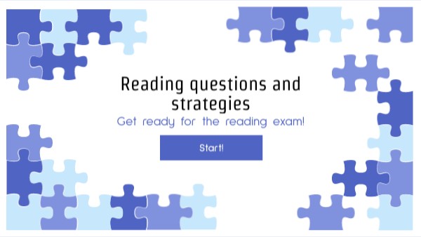 Reading questions and strategies | Genially