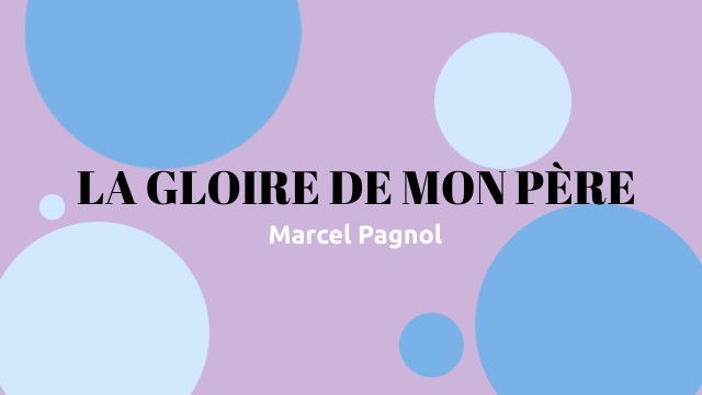La gloire de mon père | Genially