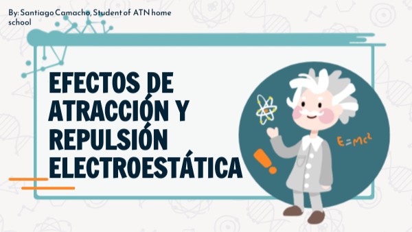 Efectos de atracción y repulsión electroestática | Genially