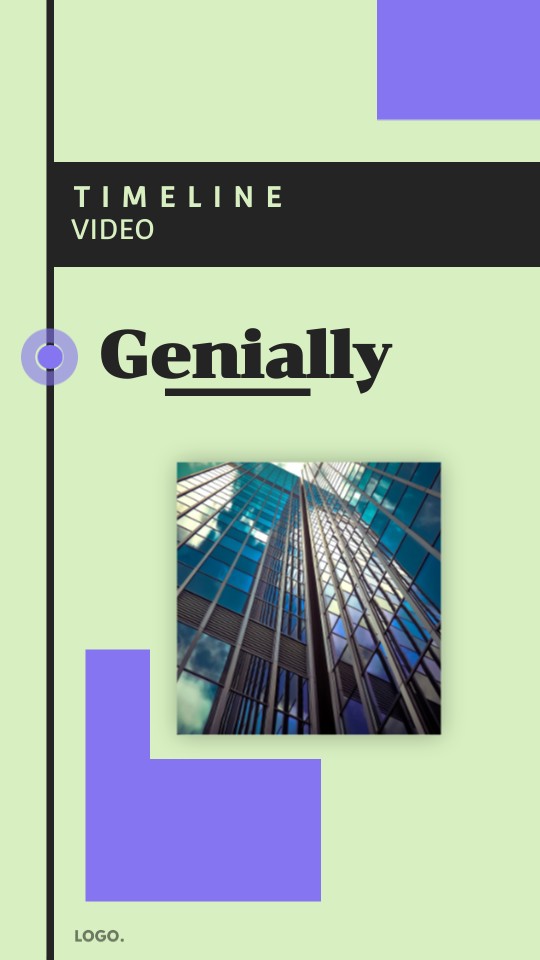 Timeline video mobile | Genially
