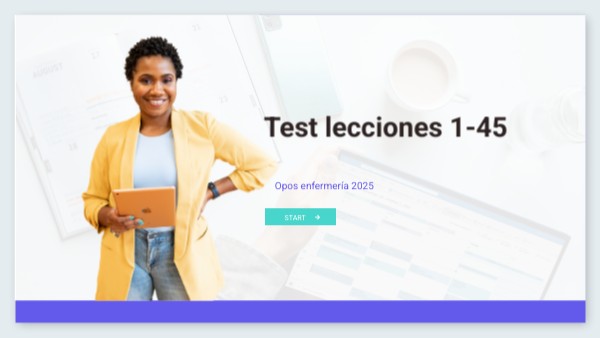 Test lecciones 1-45 | Genially