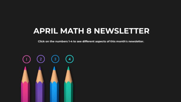 April Math 8 newsletter | Genially