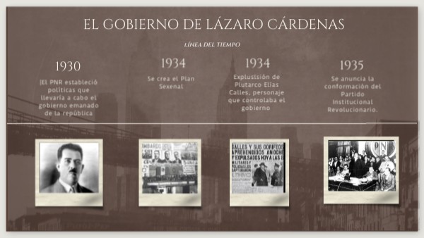 EL GOBIERNO DE LÁZARO CÁRDENAS | Genially