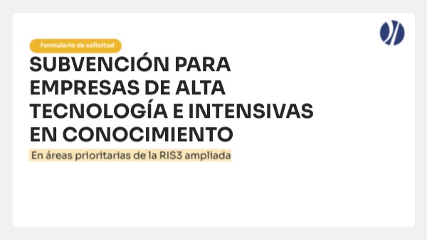 FORMULARIO RIS3 AMPLIADA | Genially