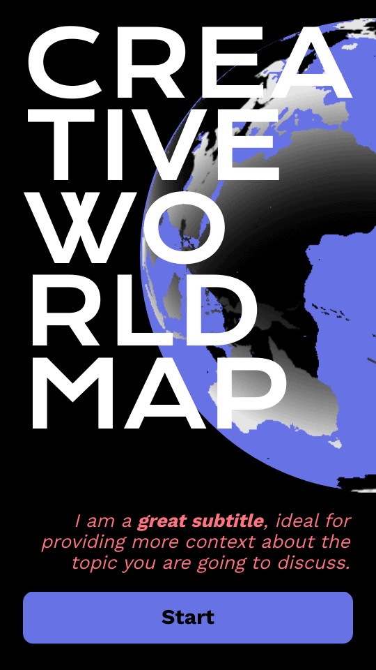 Mapa Mundo Criativo | Genially