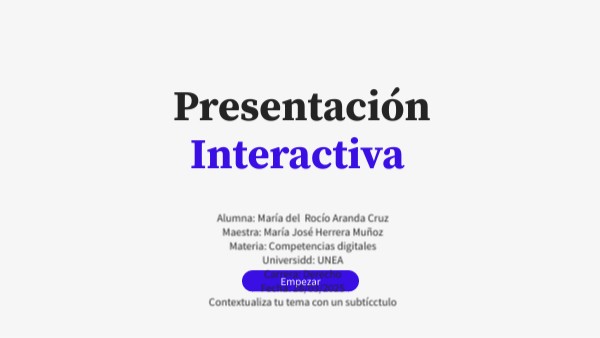 Presentación Interactiva | Genially