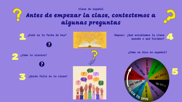 Copie - Rituel début d'heure 6ème | Genially