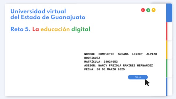 Reto.5 la educación digital | Genially