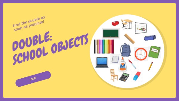 dobble school objects riaggiornato | Genially