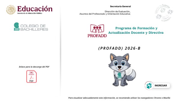 PROFADD 2026-A Versión interna | Genially