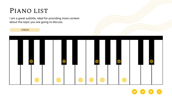 Piano List