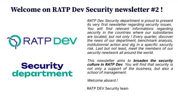 Security newsletter #2 | Genially