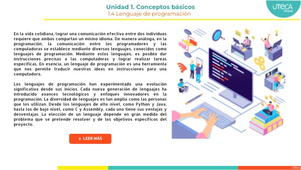 1.4 Lenguaje de programación | Genially