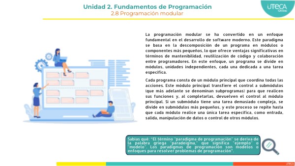 2.8 Programación modular | Genially