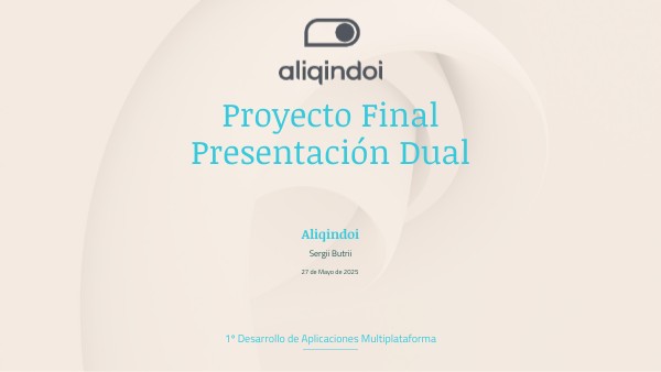 Proyecto Final Presentación Dual Sergii Butrii | Genially