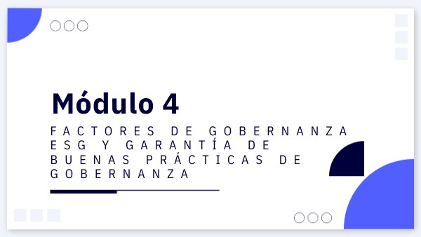 Modulo 4 ESG | Genially