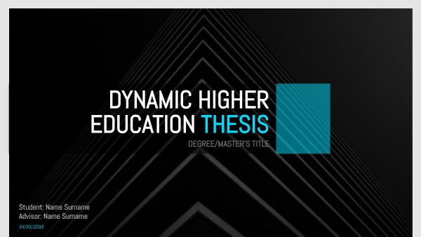 Dynamic Higher Education Thesis