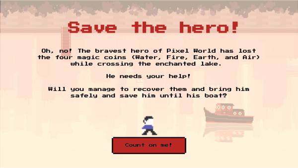 Save the Hero: Interactive Educational Maze