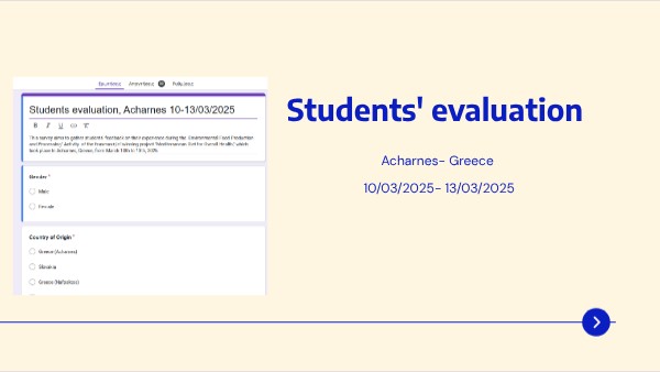Acharnes- Teachers' evaluation | Genially