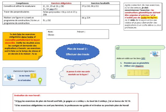 Plan de travail 2: la réquerre | Genially