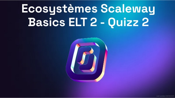 Basics ELT 2 - Quizz 2 | Genially