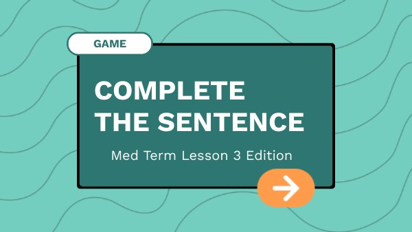 Complete the sentence DVBS Lesson 3 | Genially