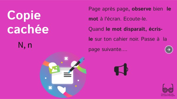Copie cachée n belle allure | Genially