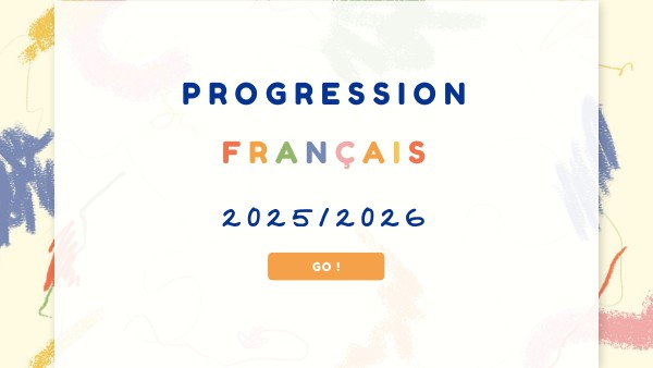 Progression Français 6e | Genially