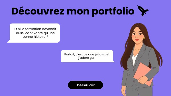 🎓Découvrez mon portfolio pédagogique | Genially