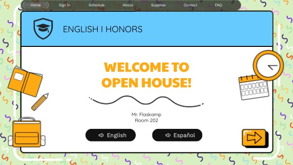 Genialize That: Open House Interactive Classroom Hub