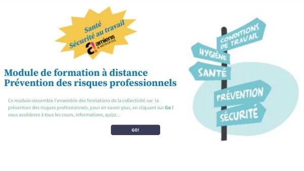 Module de formation à distance Prévention des risques professionnels ...