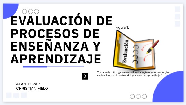 EVALUACIÓN DE PROCESOS DE ENSEÑANZA Y APRENDIZAJE