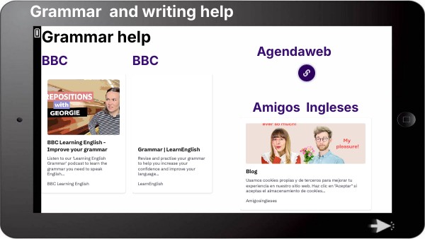 Grammar and writing help | Genially