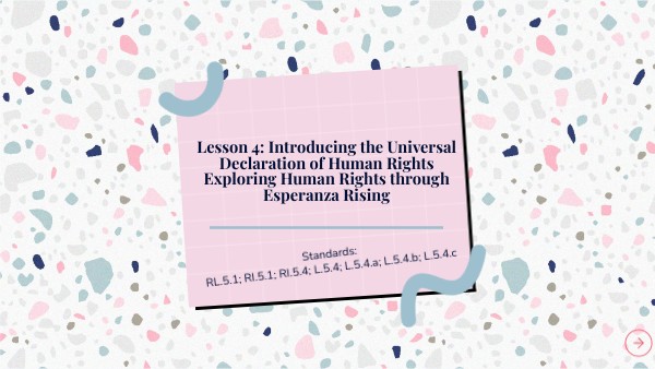 Lesson 4: Introducing the Universal Declaration of Human Rights ...