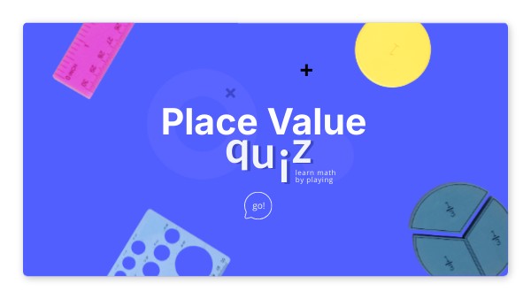 Place Value Quiz Game | Genially