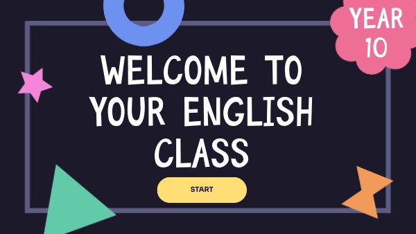 Copie neutre - 3e Welcome to your English class | Genially