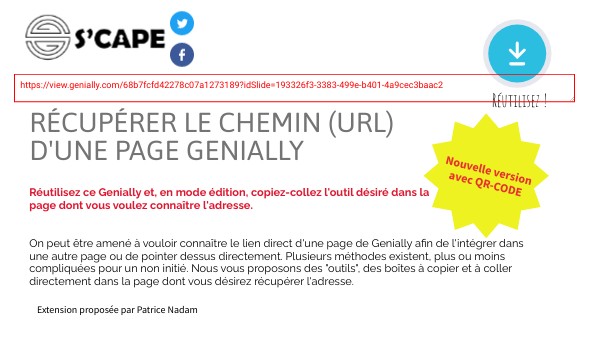 url ou iframe page genially | Genially