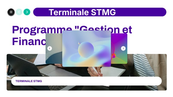 Programme "Gestiont et Finance" | Genially