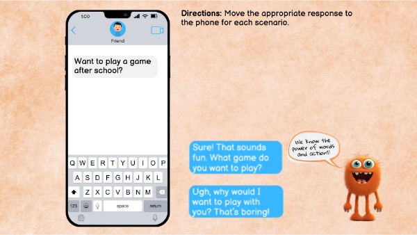 Leon: Responding to Messages | Genially