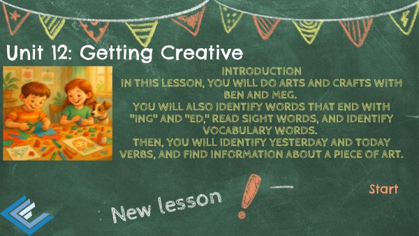 Unit 12: Getting Creative | Genially