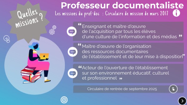 Quelles missions ? | Genially