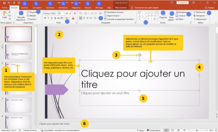 Interface de MS Powerpoint | Genially